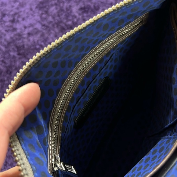 Rebecca Minkoff Leather Crossbody Bag with Detachable Chain Strap - Picture 9 of 15